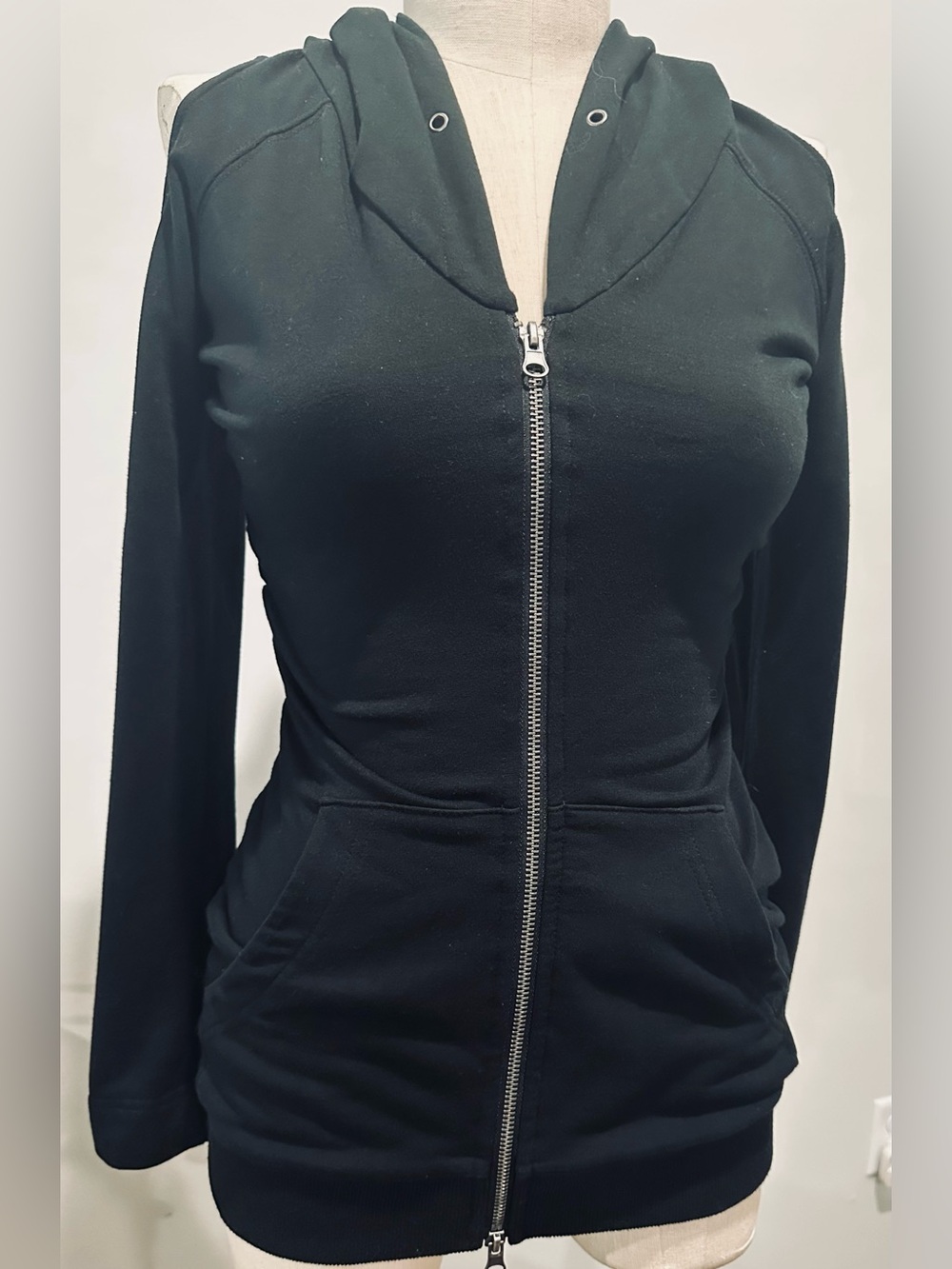 Boston Proper Cold Shoulder Hoodie